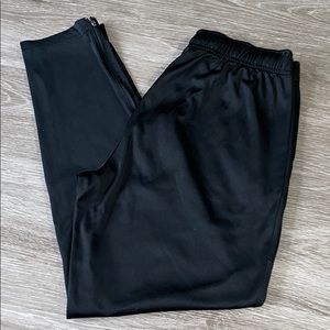black soccer pants